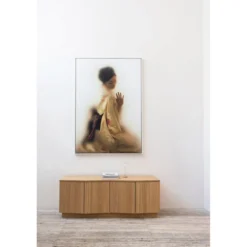 Zuma tv meubel 133 cm eiken fineer transparant [fsc]