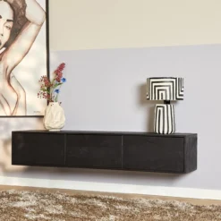 Zwevend Tv-meubel All Black 240