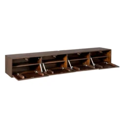 Zwevend Tv-meubel All Brown 200