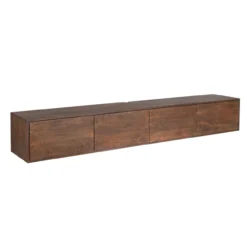 Zwevend Tv-meubel All Brown 200