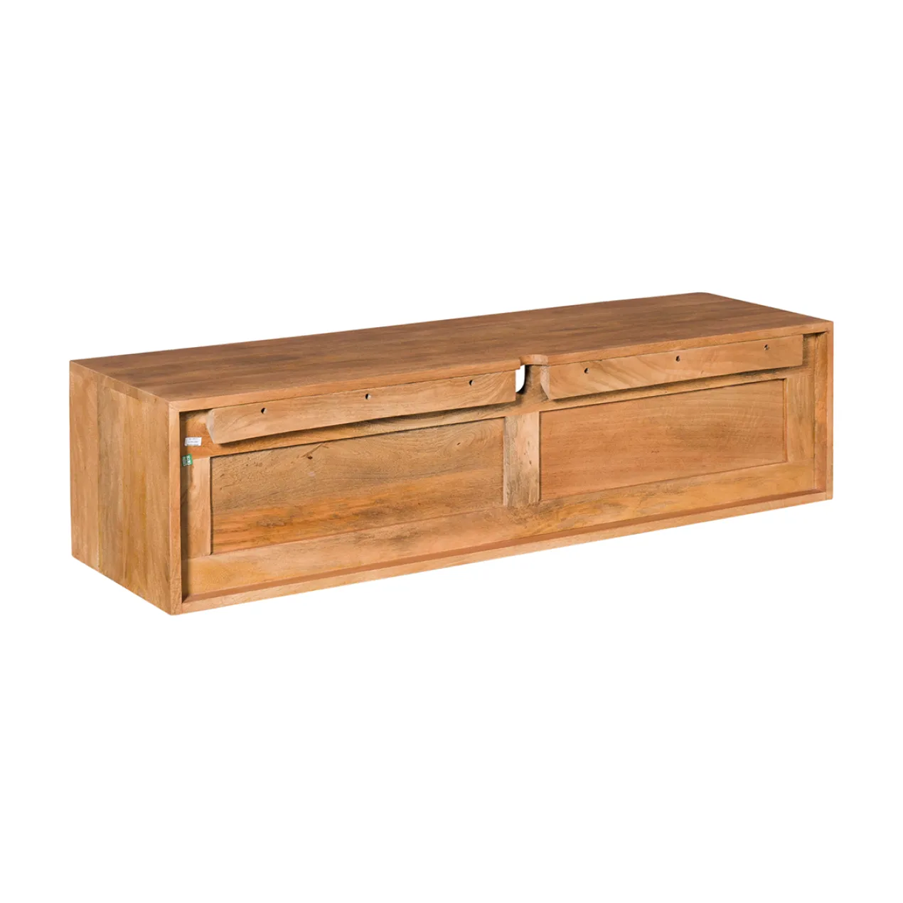 Zwevend Tv-meubel Ambi naturel 120 cm