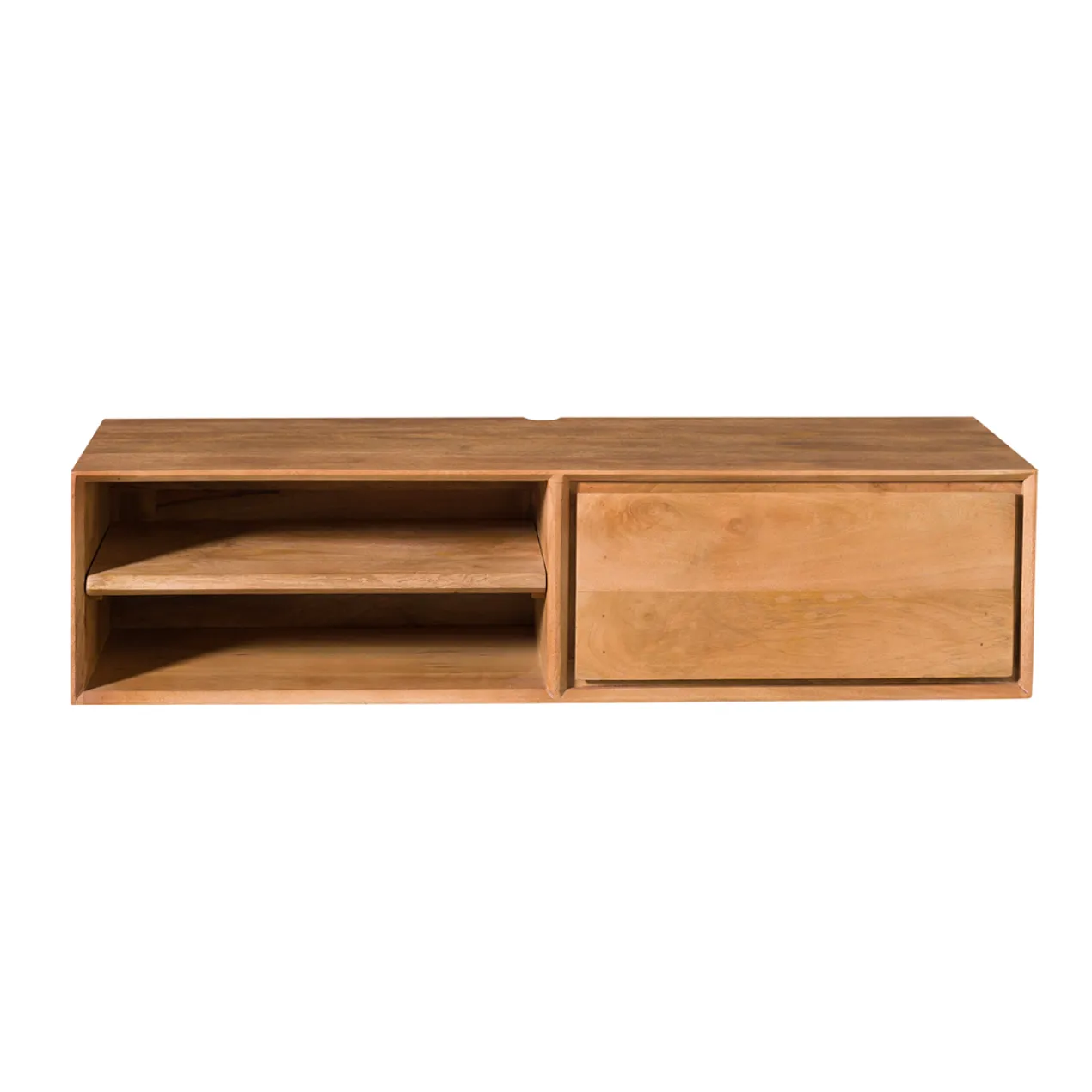Zwevend Tv-meubel Ambi naturel 120 cm