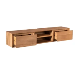Zwevend Tv-meubel Ambi naturel 160 cm