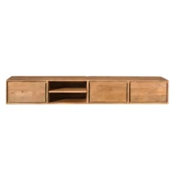 Zwevend Tv-meubel Ambi naturel 200 cm