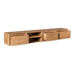 Zwevend Tv-meubel Ambi naturel 200 cm