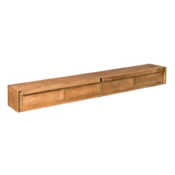 Zwevend Tv-meubel Ambi naturel 240 cm