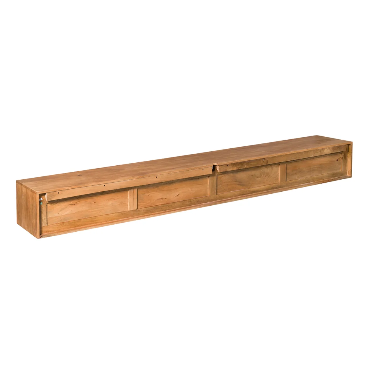 Zwevend Tv-meubel Ambi naturel 240 cm