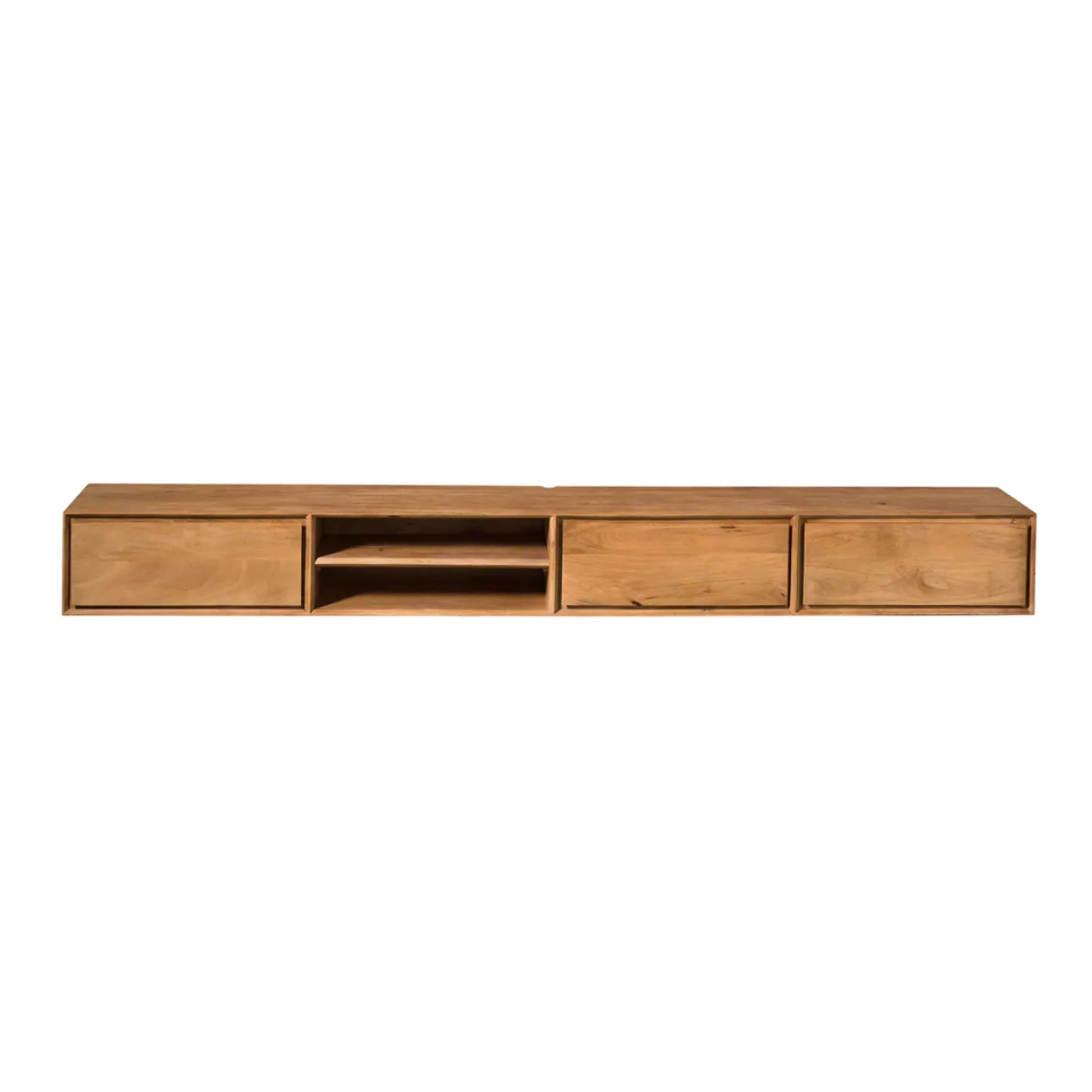 Zwevend Tv-meubel Ambi naturel 240 cm