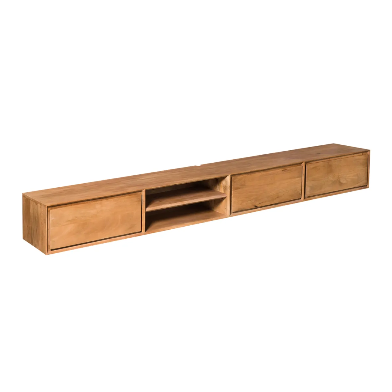 Zwevend Tv-meubel Ambi naturel 240 cm