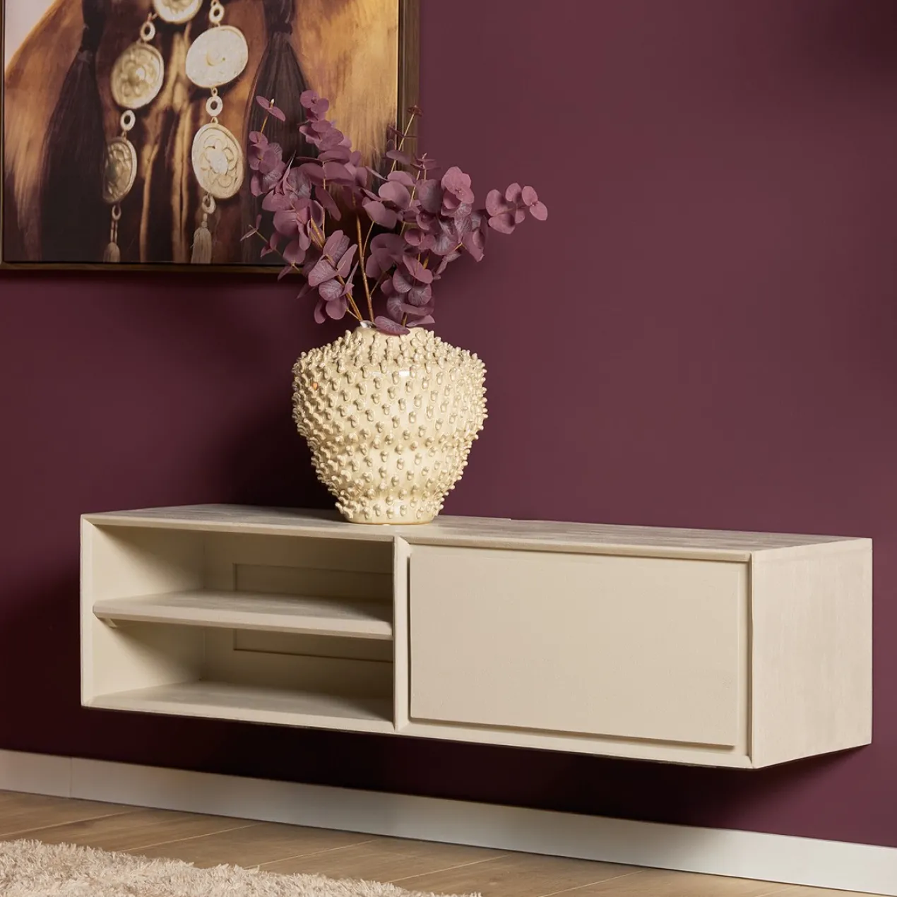 Zwevend Tv-meubel Ambi Witzand 120 cm