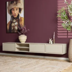 Zwevend Tv-meubel Ambi Witzand 280 cm