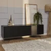Zwevend Tv-meubel De Bokke zwart 200